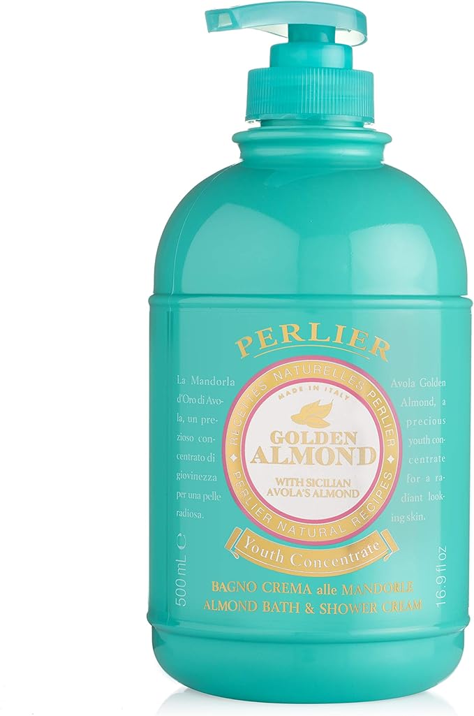 Perlier Golden Almond Bath and Shower Cream, 16.9 fl. oz. - Image 2